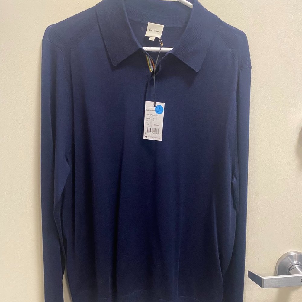 Paul Smith Long Sleeve Navy Shirt